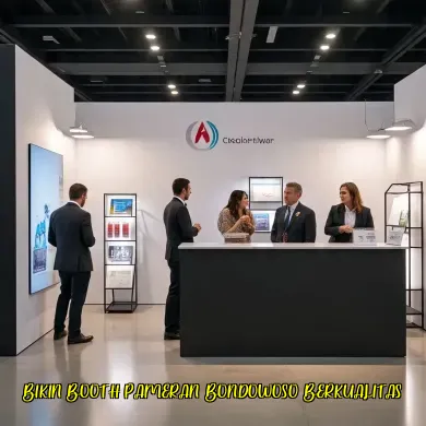 bikin booth pameran bondowoso berkualitas
